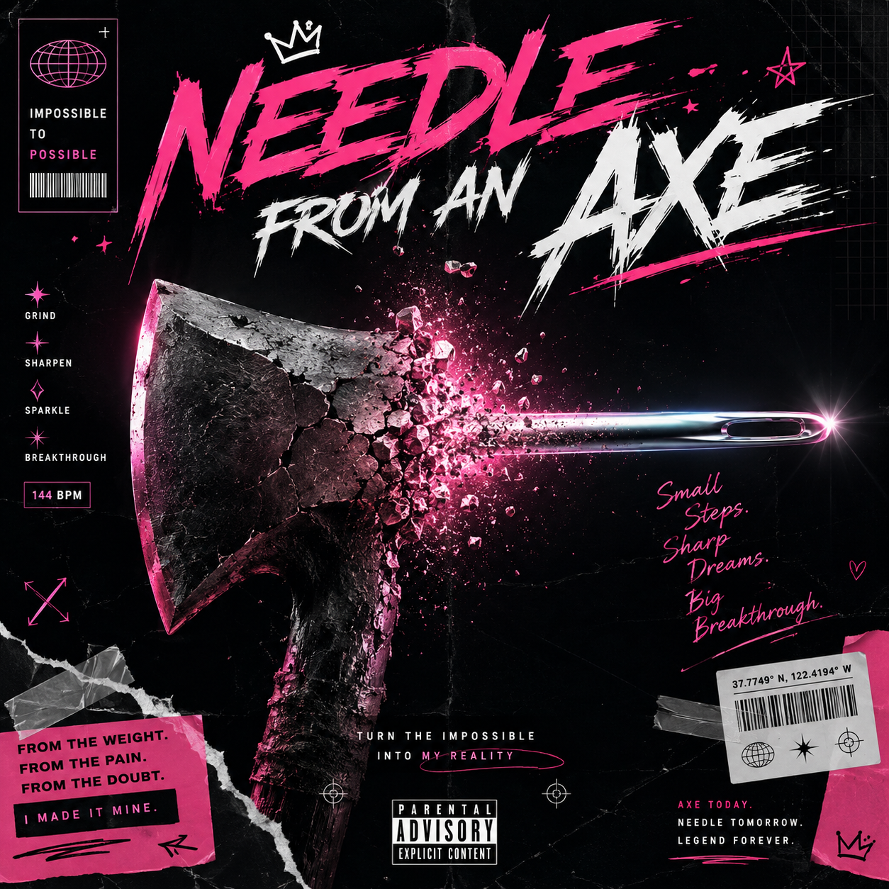 磨斧爲針 Needle From an Axe (磨斧爲針)
